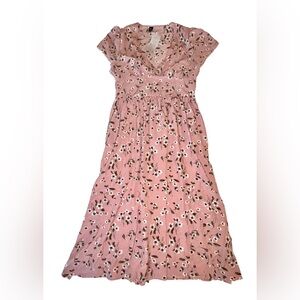 EMERY ROSE Pink Floral Dress Size XL